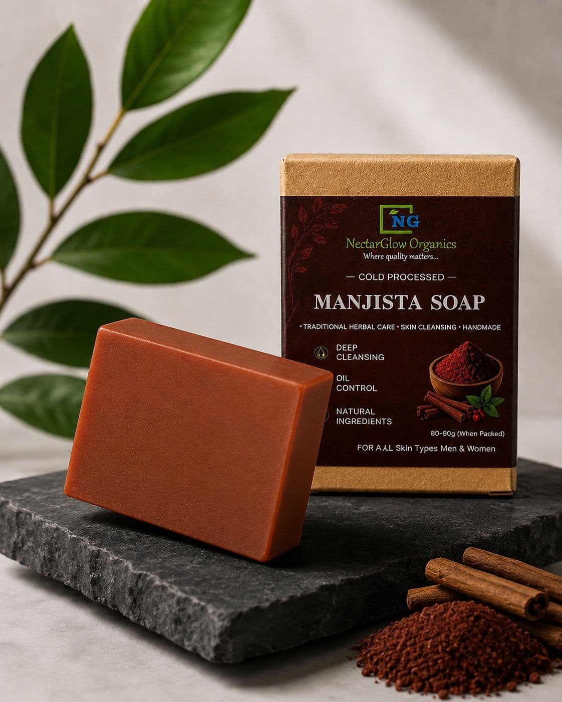 Cold Processed Manjistha Soap